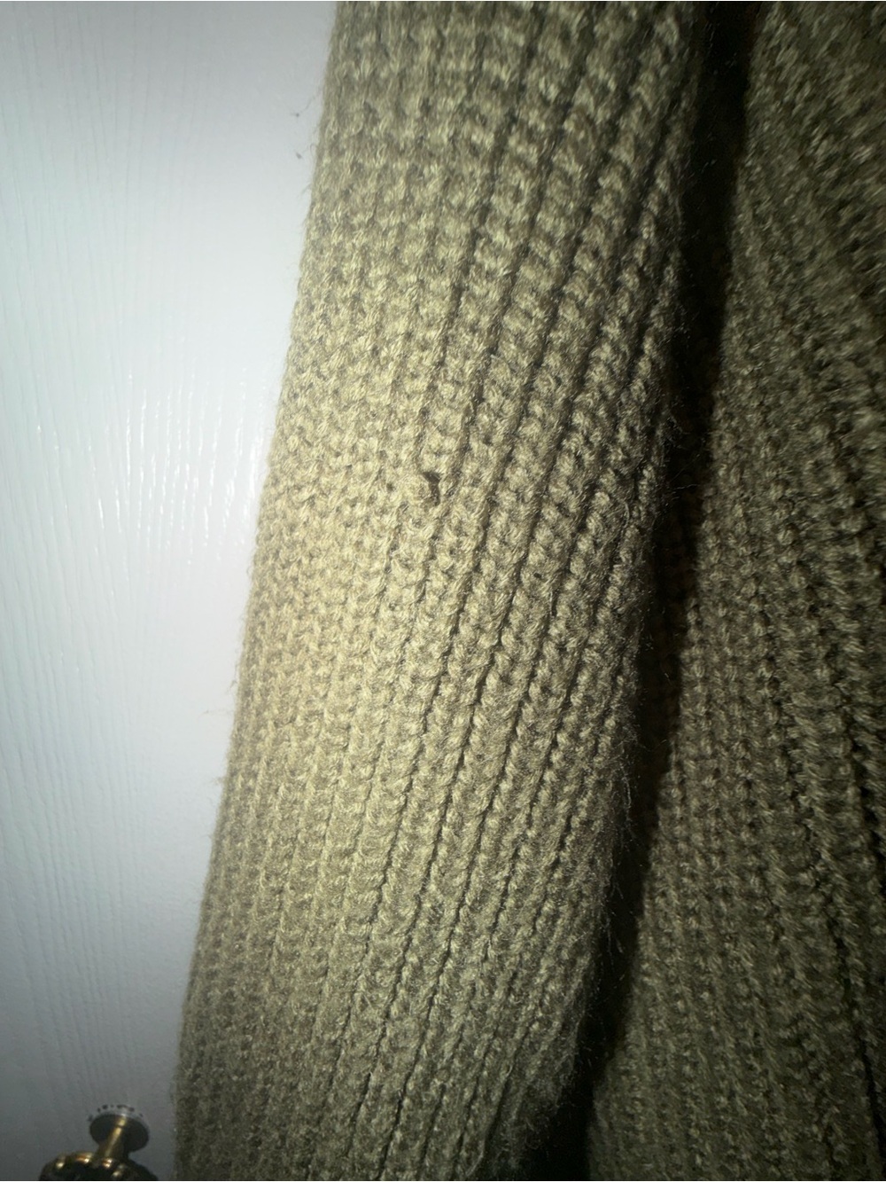 George Olive Ribbed Crewneck Sweater - Picture 4 of 5